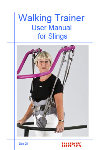 User Manual Slings for Walking Trainer 
