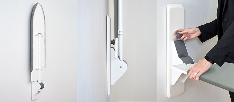 Ironing Board Wall Mounted And Height Adjustable Ropox