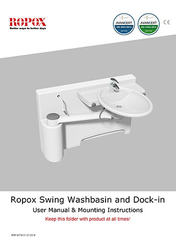 Ropox user & mounting manual - Swing Washbasin and Dock-in