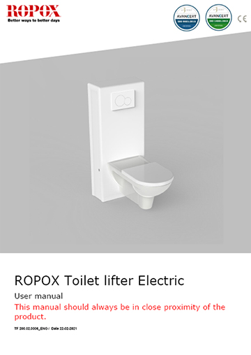 Ropox user manual - Toilet Lifter Electric