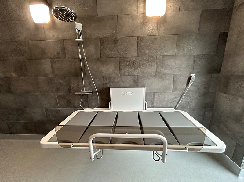 changing shower bed