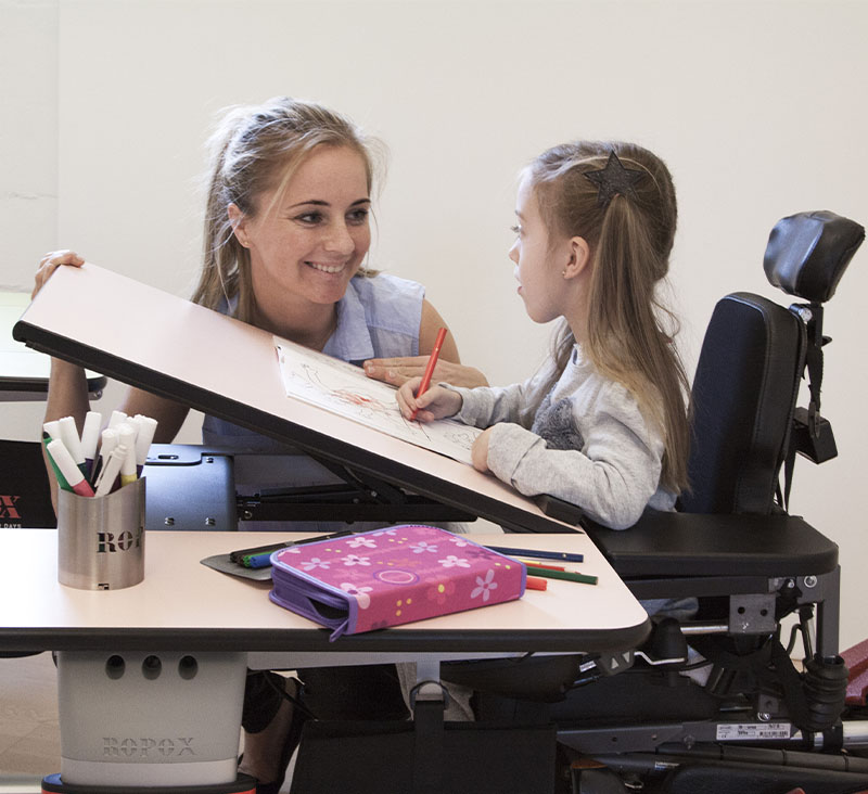 wheelchair accessible table