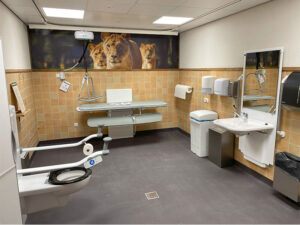 Changing places toilet