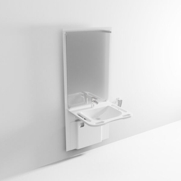 SlimLine - Adjustable Washbasin with Mirror - Image 3