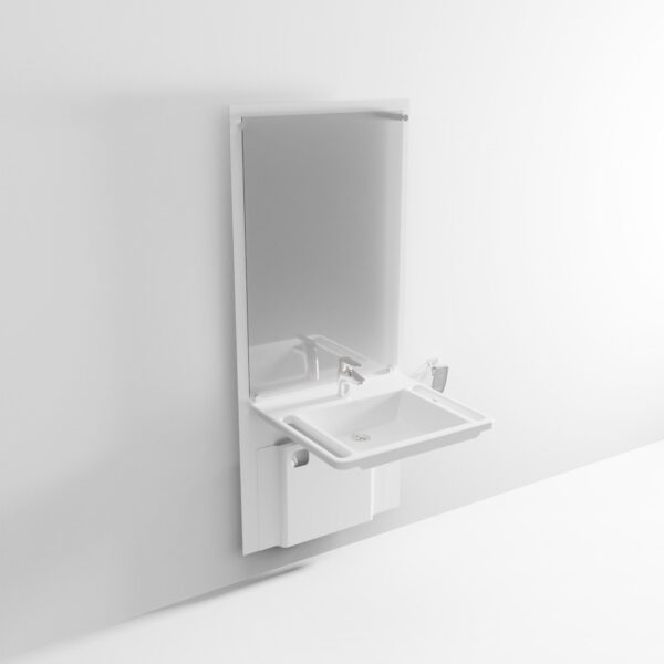 SlimLine - Adjustable Washbasin with Mirror - Image 5