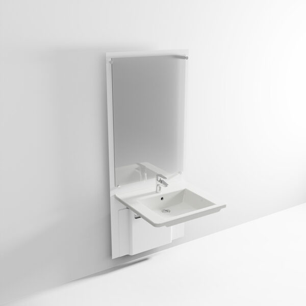 SlimLine - Adjustable Washbasin with Mirror - Image 5