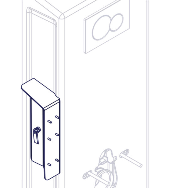 Height-adjustable Brackets For Toilet Lifter