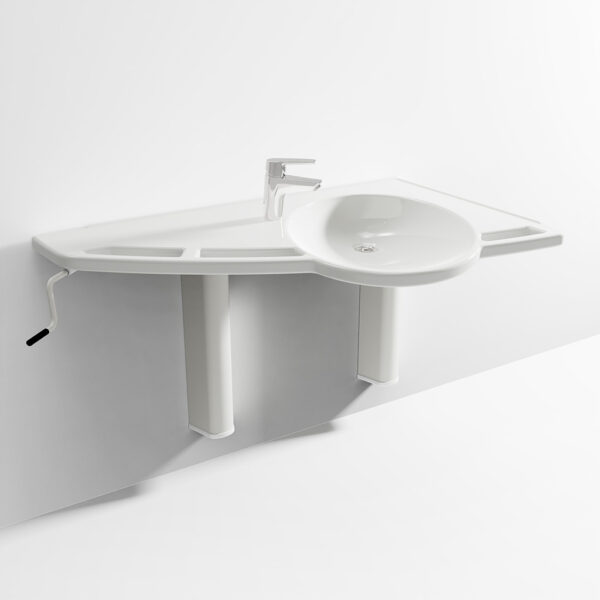 SupportLine - Height/Sideways Adjustable Washbasin - Image 4