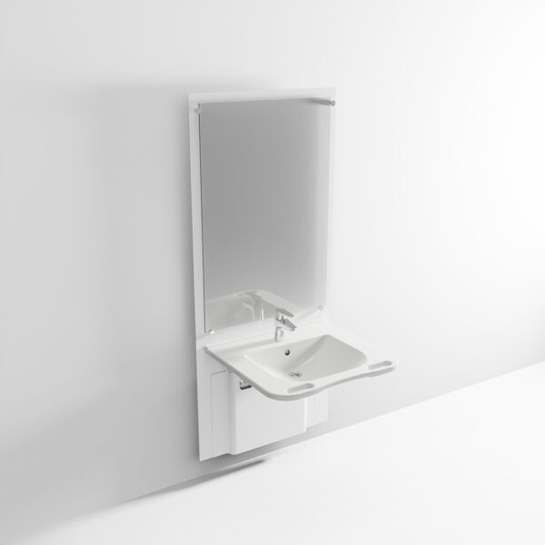 SlimLine - Adjustable Washbasin with Mirror - Image 3