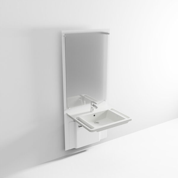 SlimLine - Adjustable Washbasin with Mirror - Image 4