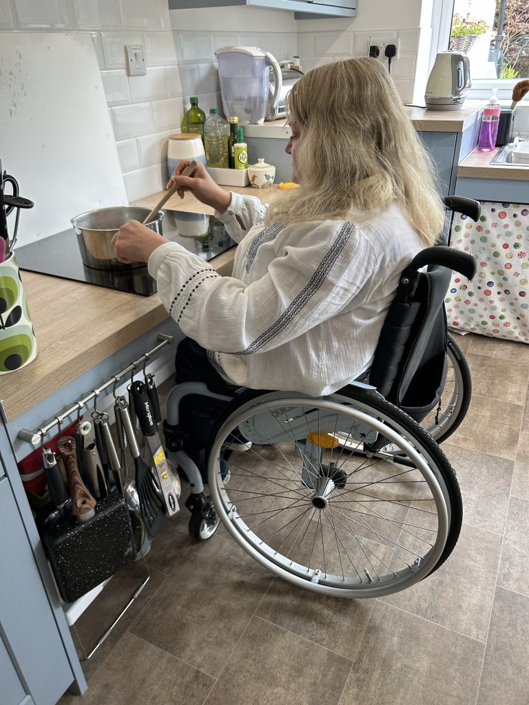 vanessa in the kitchen
