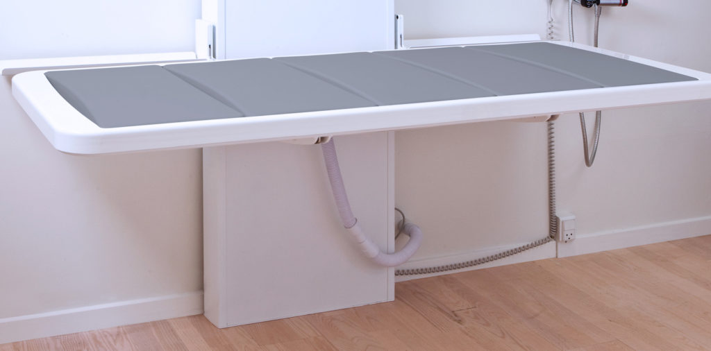 Shower/Changing bed Handicap friendly and ergonomic bed Ropox